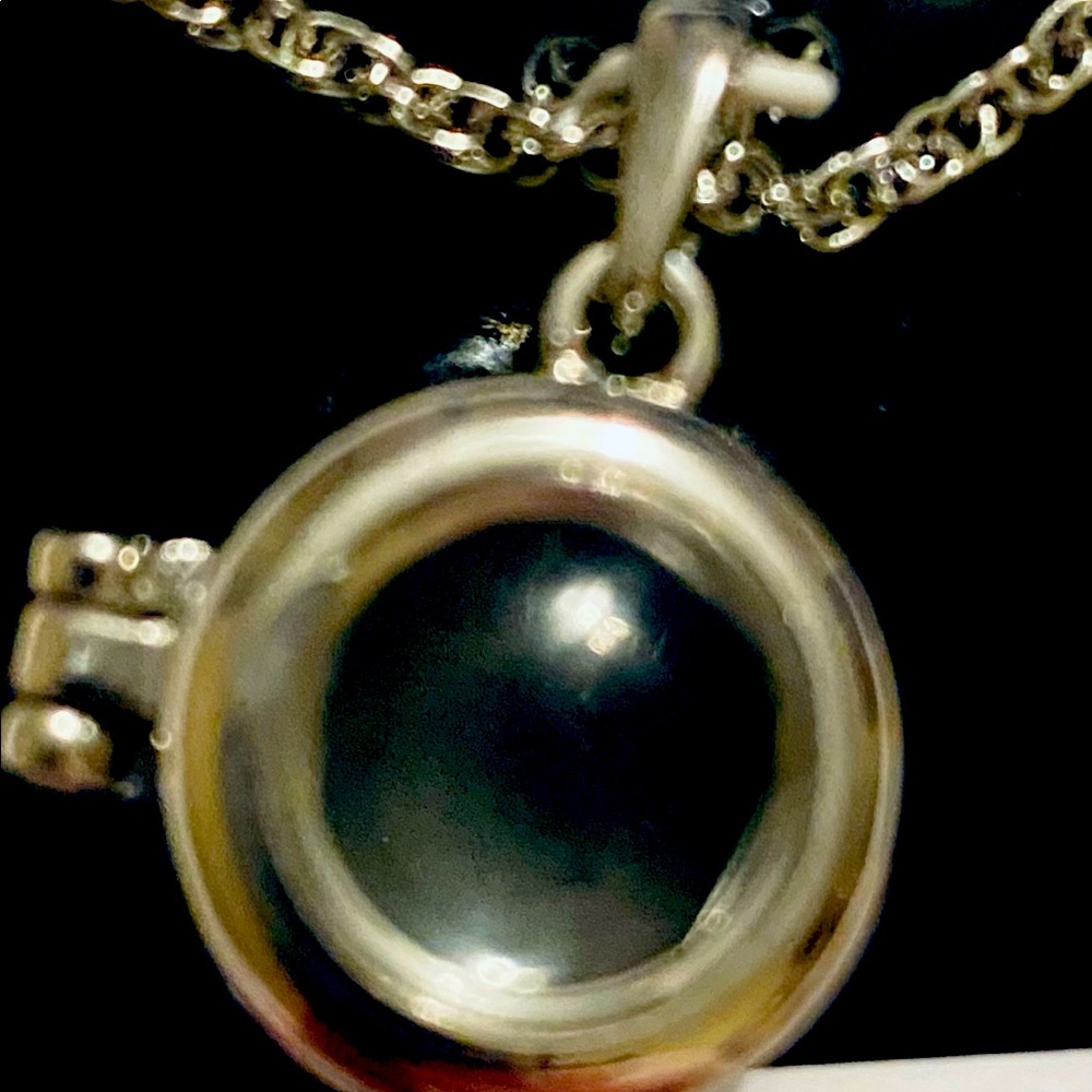 ✨18” Magnifying Locket Necklace with Birth Stones✨